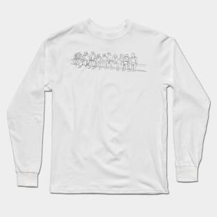 Line Art #0023 Long Sleeve T-Shirt